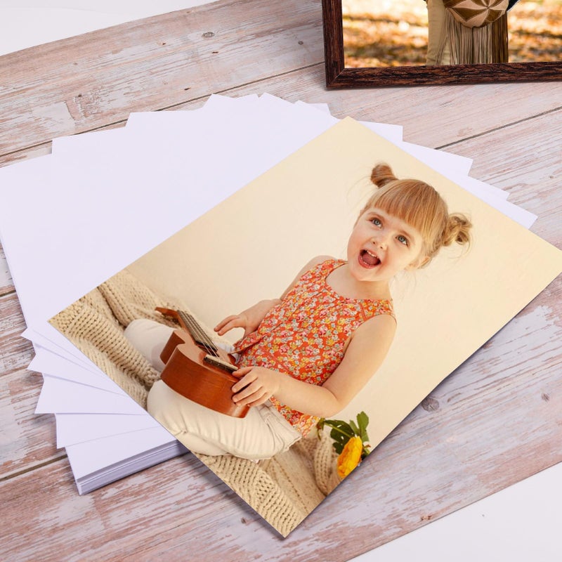 ZBEIVAN 11x14 Photo Paper, Glossy Photo Paper 50 Sheets, 11""x14"" Inkjet Printer Photo Paper for Dye Ink, 200 GSM - Image 5